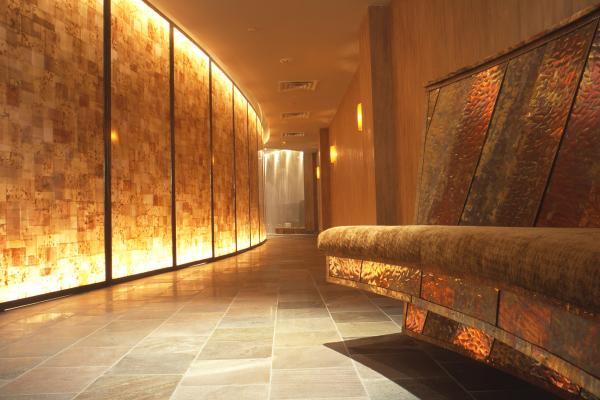 Elements Spa hallway.