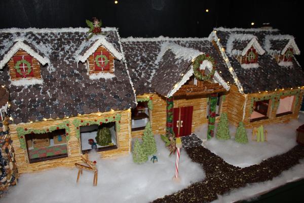 Gingerbread village.