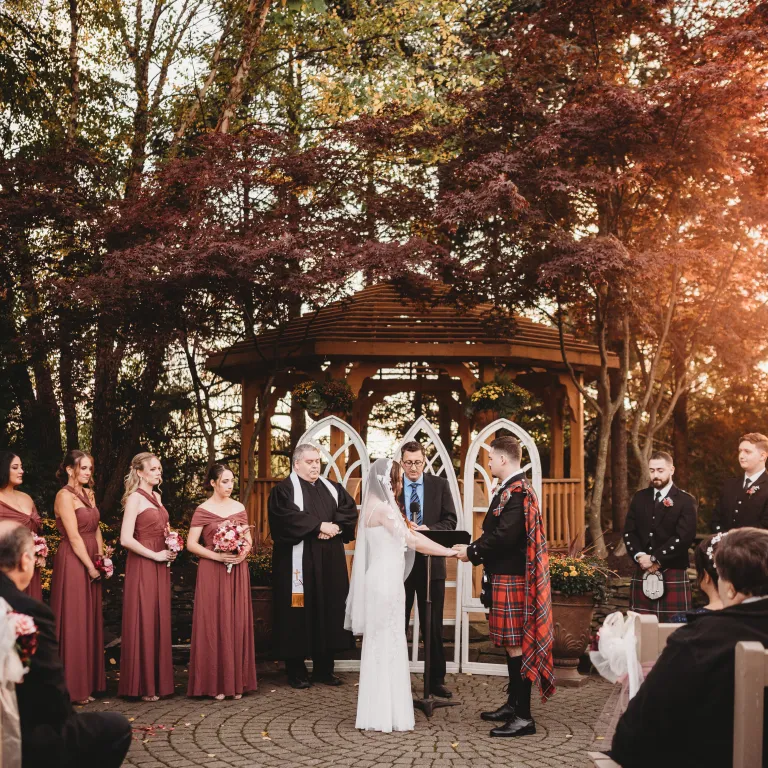 black bear, wedding, ceremony, kilt