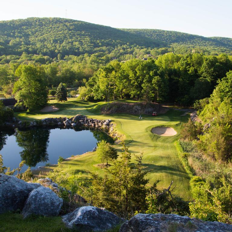 A view from the 11th hole at the Crystal Springs golf course