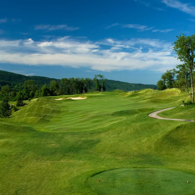 A view from the 3rd hole at Crystal Springs Golf course