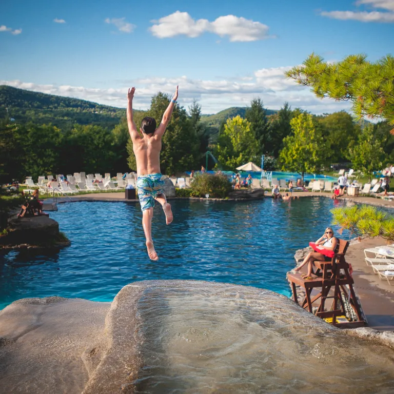 Cliff Jump at Minerals Pool