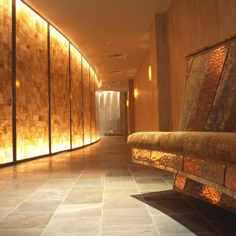 Elements Spa hallway.