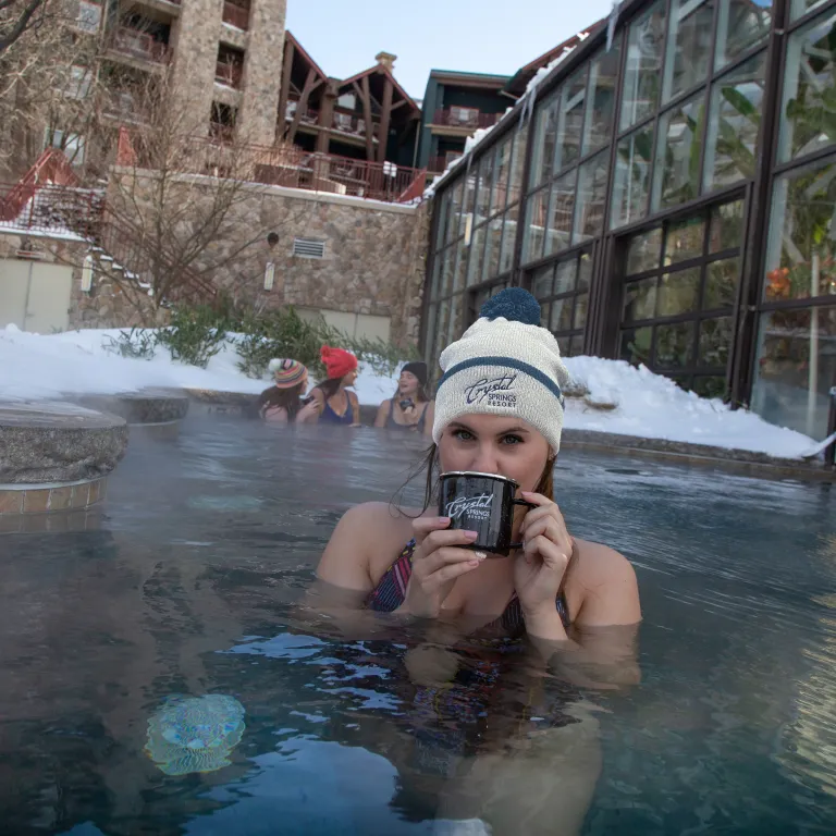 Swim &amp; Sip at Grand Cascades Lodge Snow Pool