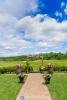 Ballyowen Wedding Garden overlooking the golf course on a beautiful day