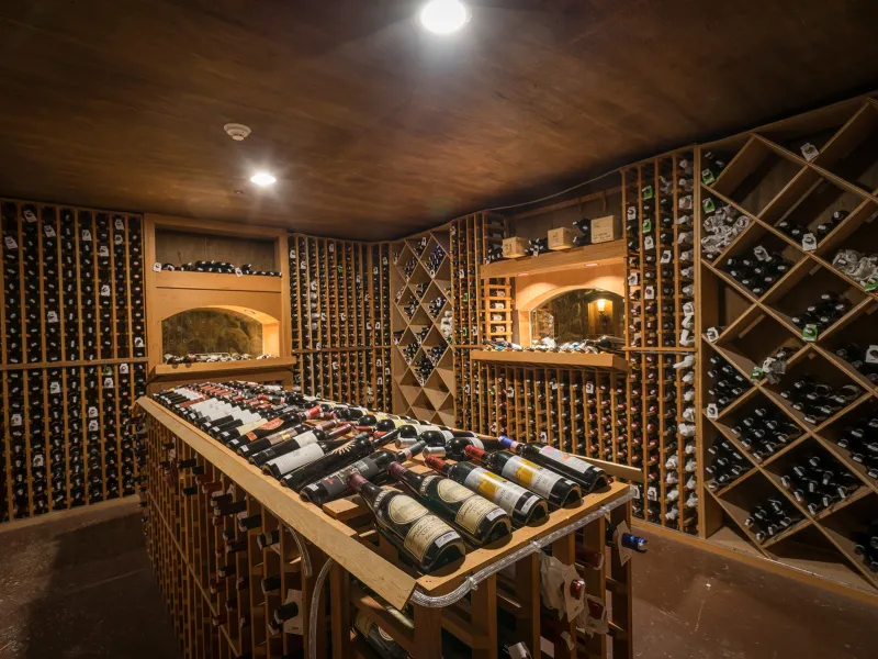 Wine Cellar Bottle Display