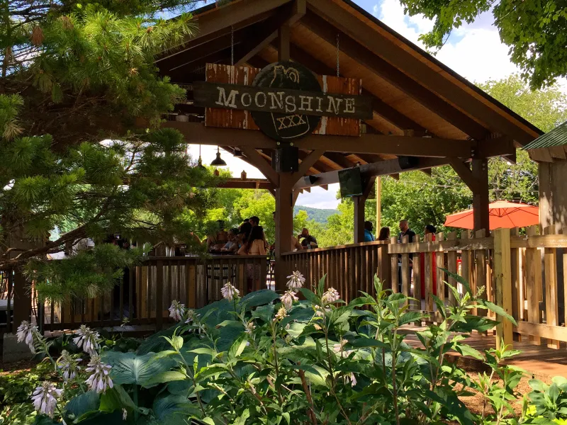 Overview of Moonshine Bar at Crystal Springs Resort in NJ