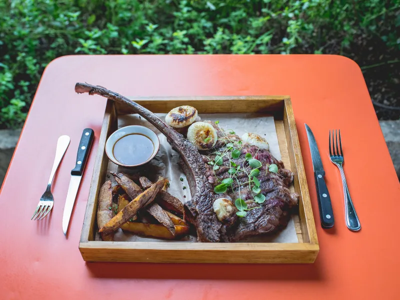 Chef's Garden Rib In Bone Steak