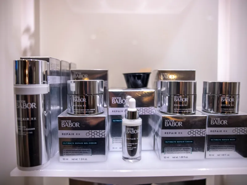 Babor products at Elements Spa.